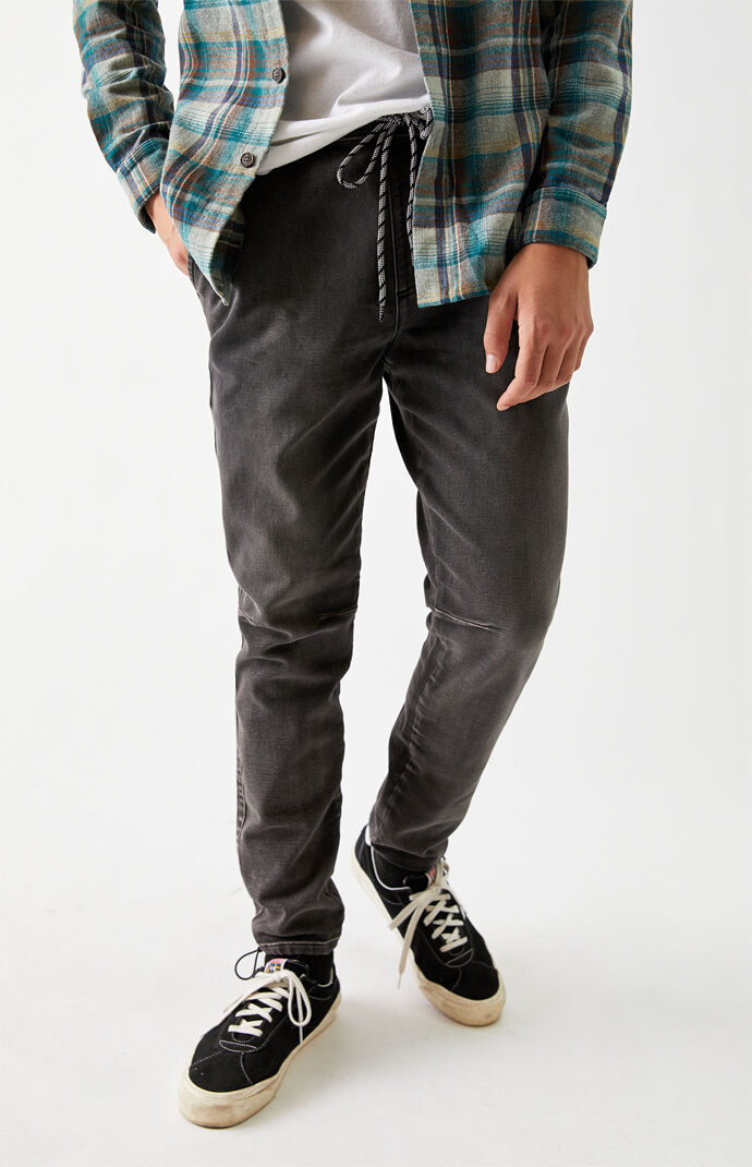 Wessen Black Wash Jogger Pants