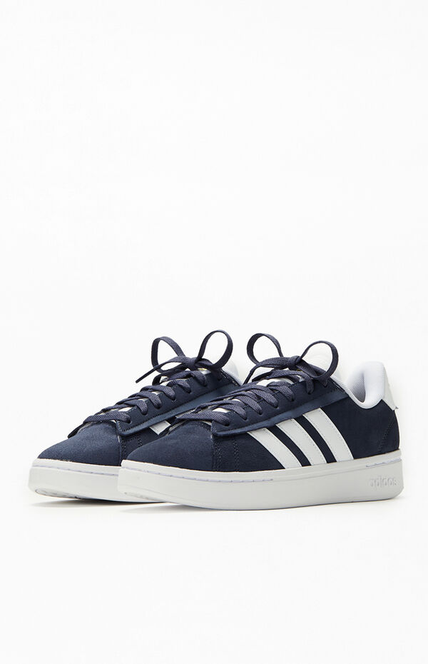 adidas Women's Navy Grand Court Alpha Sneakers | Pacsun