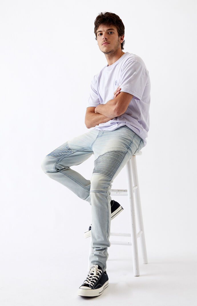 moto stacked jeans
