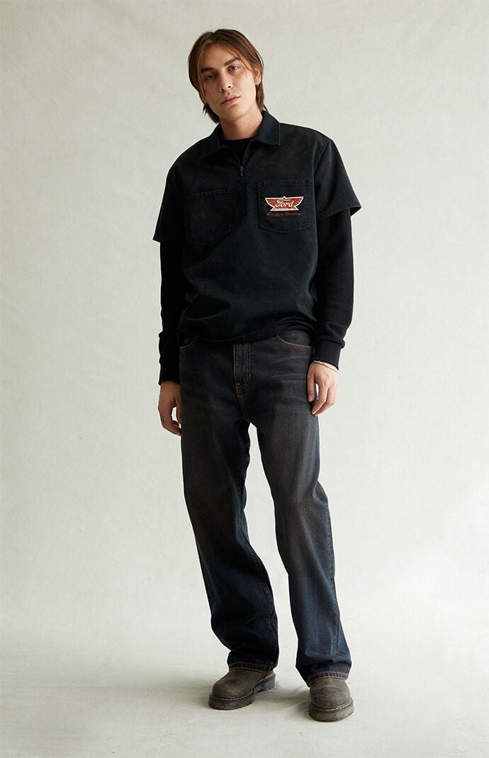 Pacsun Dylan Baggy Jeans Black Tinted