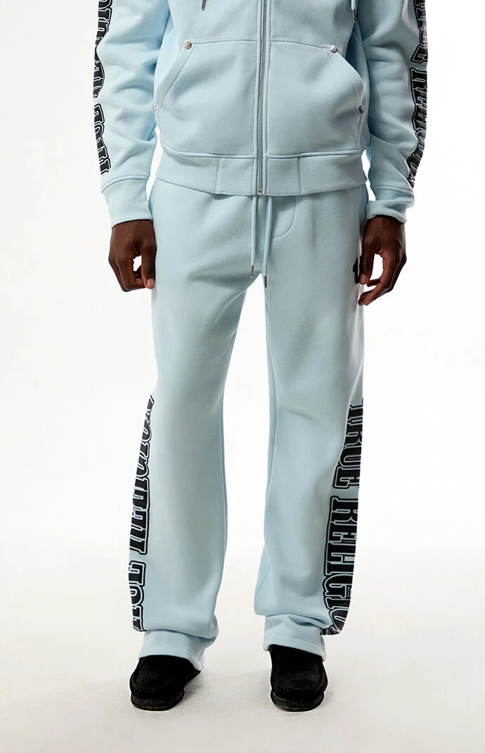 True Religion Wavy Logo Baggy Sweatpants