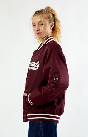Harvard Crimson A-Game Varsity Bomber Jacket image number 3