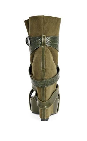 Women's Rothko Olive Wedge Sandals image number 3