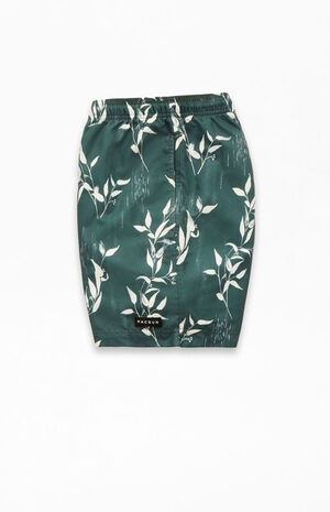 Leaf Print 6.5" Swim Trunks image number 3