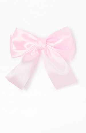 Chloe Satin Bow Barrette image number 1