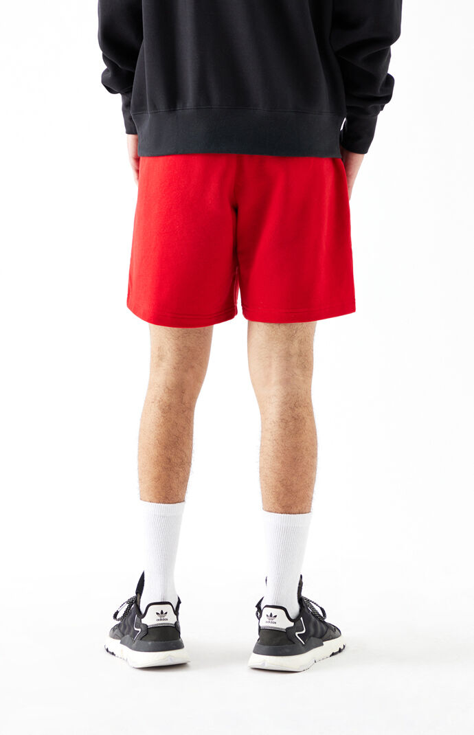 Red Essential Sweat Shorts