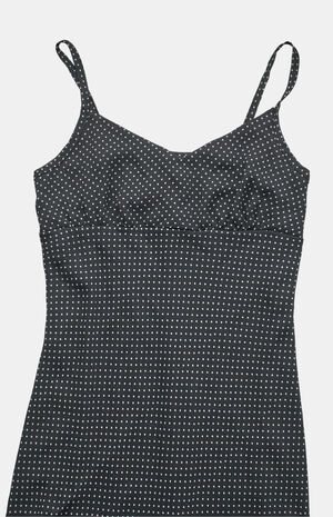 2000s Polka Dot Midi V-Neck Dress image number 2