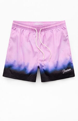 Purple Stampede 4.5" Volley Swim Trunks