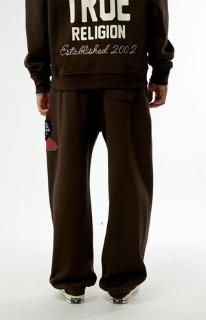 Vintage Patch Baggy Jogger Sweatpants image number 4