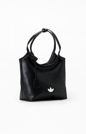 Black Mini Perforated Tote Bag image number 3