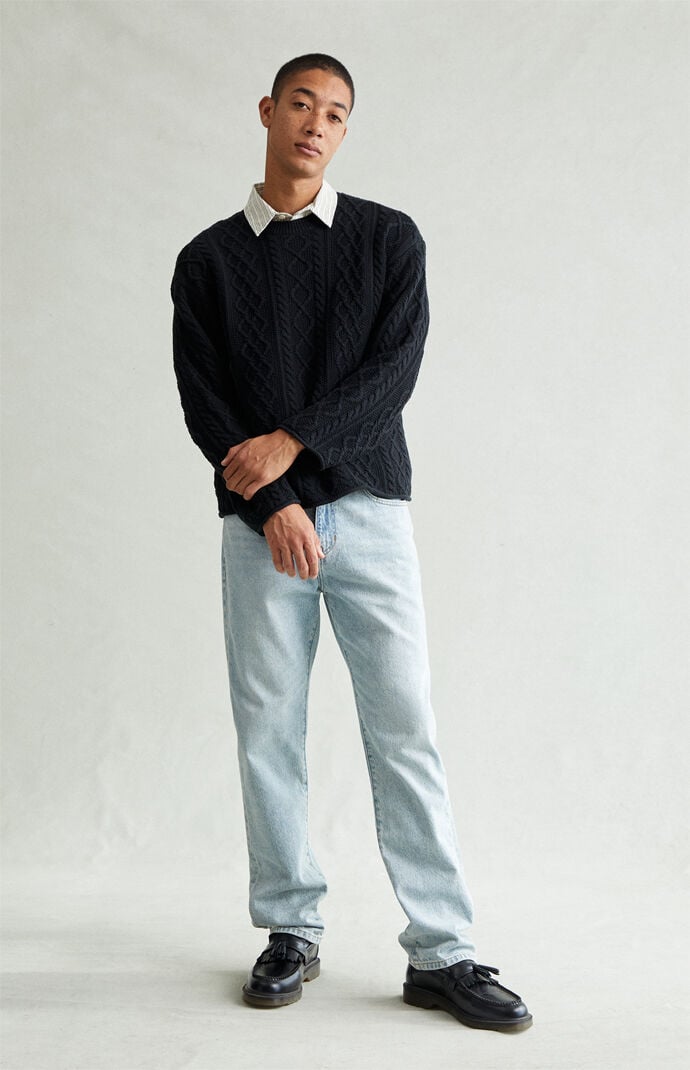 Pacsun Cade Straight Jeans Light Indigo