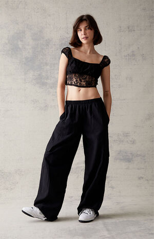 Relaxed Pull On Cargo Pants image number 2