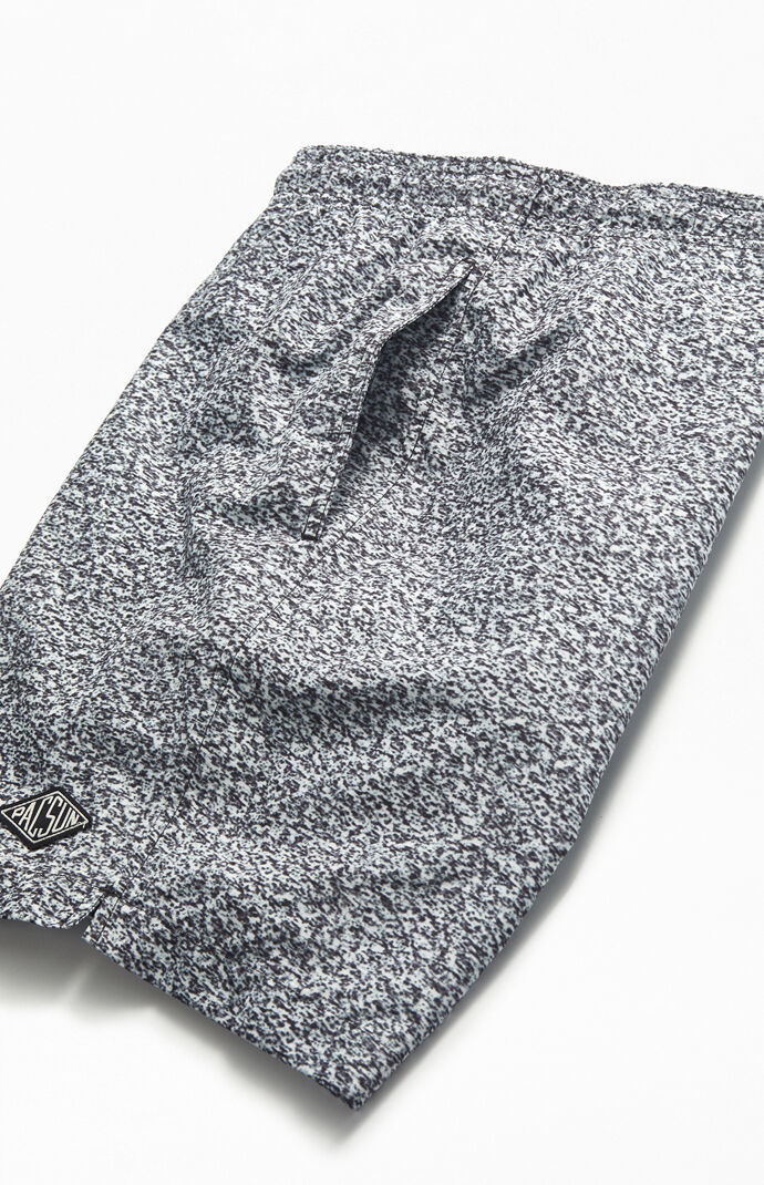 Black Noise 17" Swim Trunks