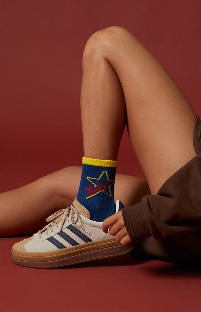 WISH ME LUCK Lucky's Sign Crew Socks