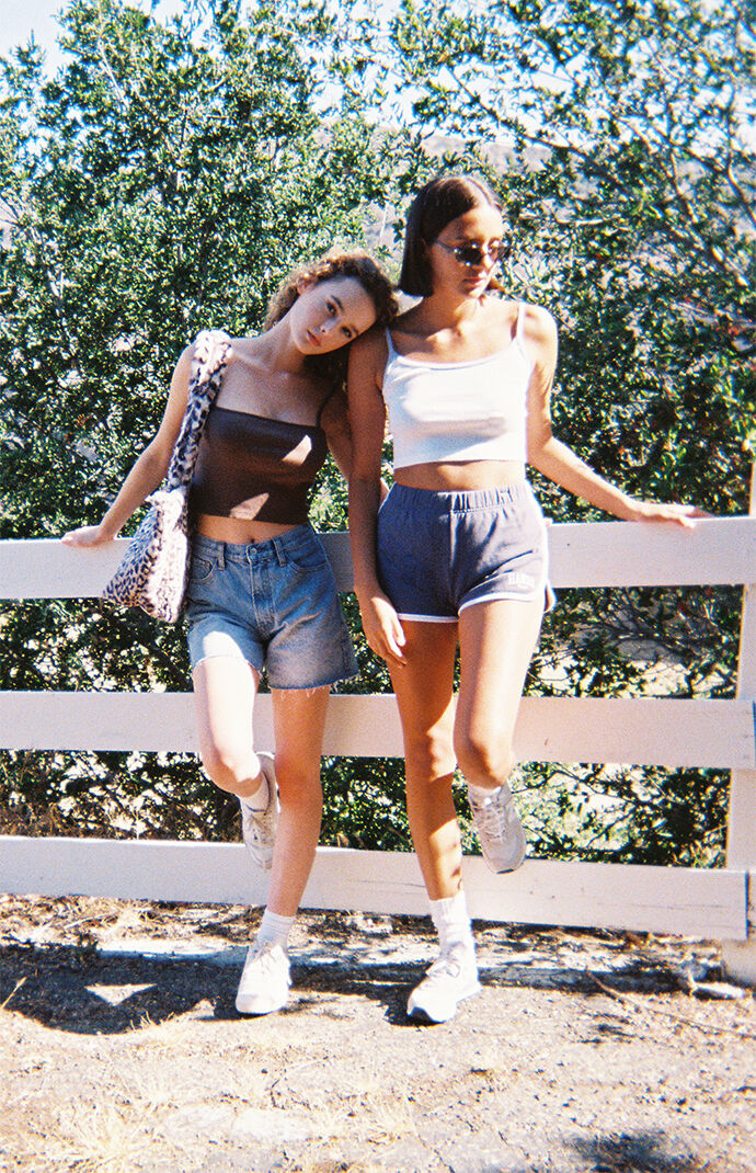 John galt midi denim hotsell shorts