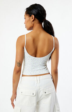 Francia Seamless Picot Tank Top image number 4