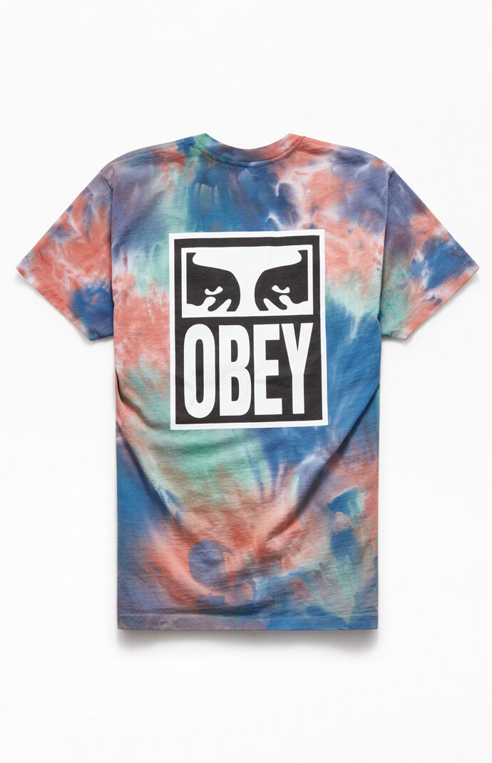 Eyes Icon Tie-Dyed Icon T-Shirt