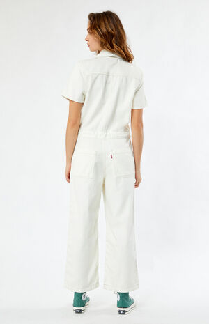 Heritage Short Sleeve Denim Jumpsuit image number 4
