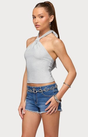 Katalya Glitter Halter Top image number 2
