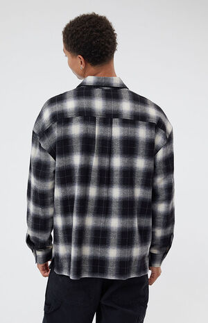 By PacSun Shadow Plaid Shacket image number 3