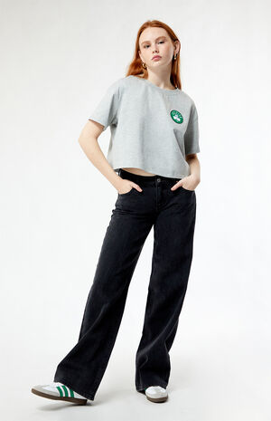 Boston Celtics Retro Classic Cropped T-Shirt image number 4