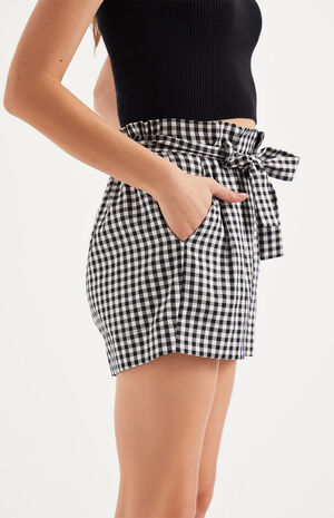 Paperbag Gingham Shorts image number 3