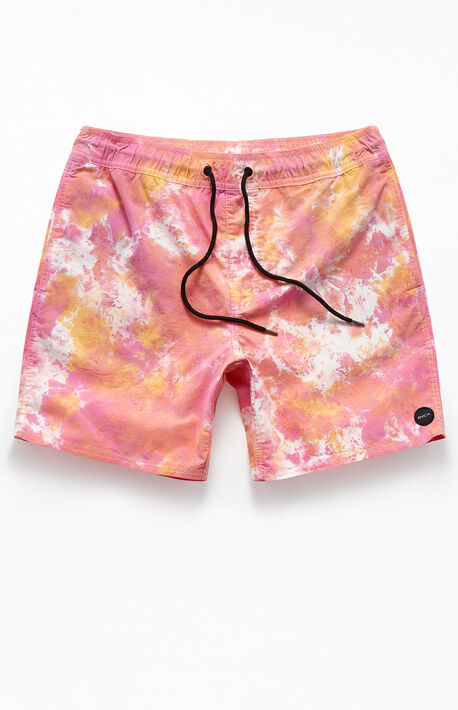 Tie-Dyed Manic 17" Swim Trunks