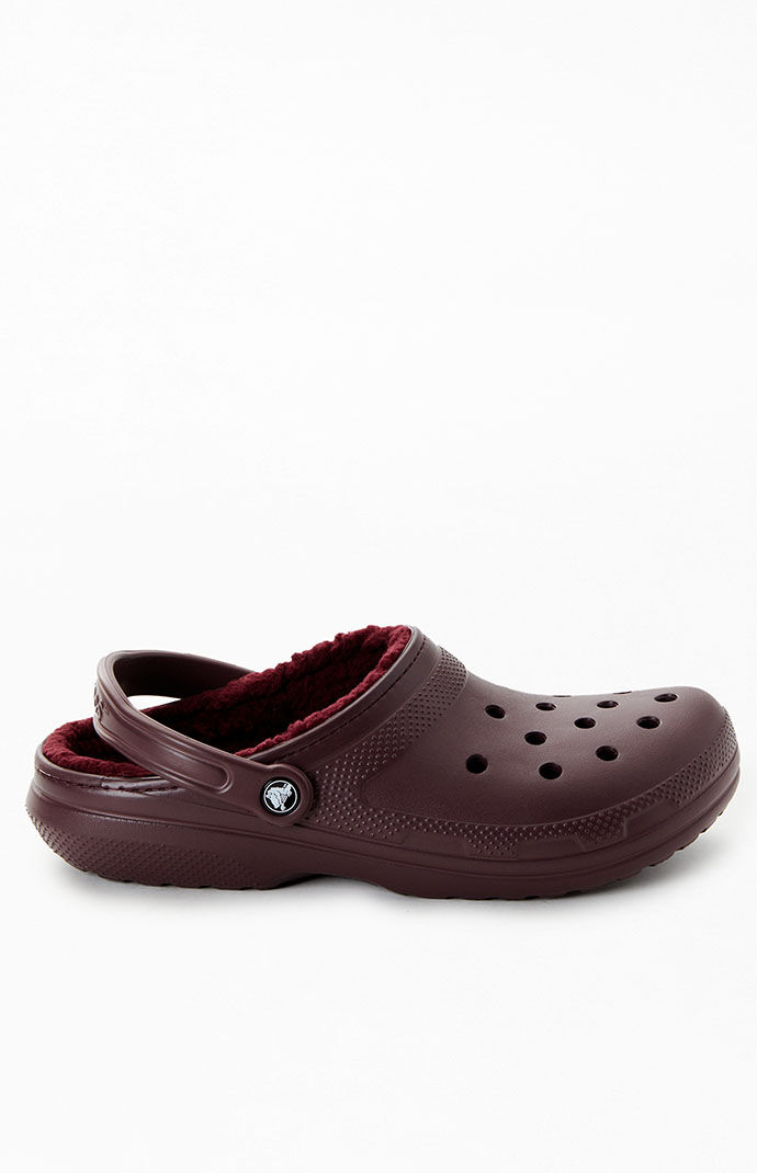 Burgundy crocs shop