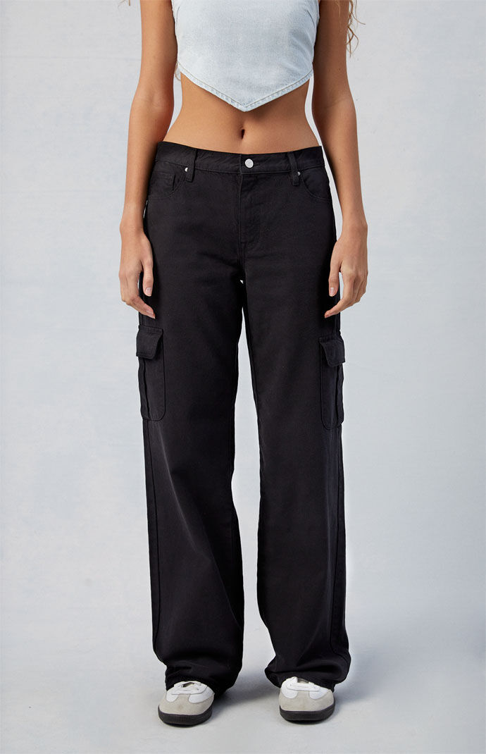 【oan】(Unisex) Low Cargo Black Pants oan】(Unisex) Low Cargo Black Pants パンツ・ボトムス