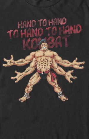 Mortal Kombat Hand To Hand T-Shirt Mortal Kombat Hand To Hand T-Shirt image number null