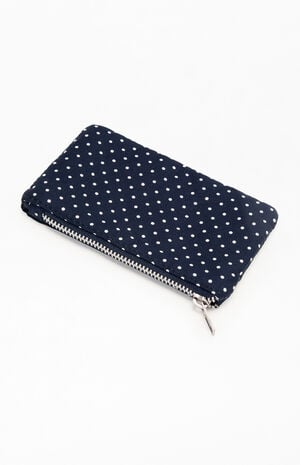 Navy Polka Dot Coin Purse image number 2