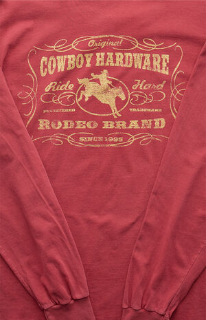 2000s Cowboy Hardware Rodeo Brand Graphic T-Shirt image number 2