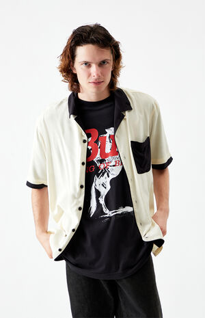 Pajama Short Sleeve Button Up Shirt image number 1