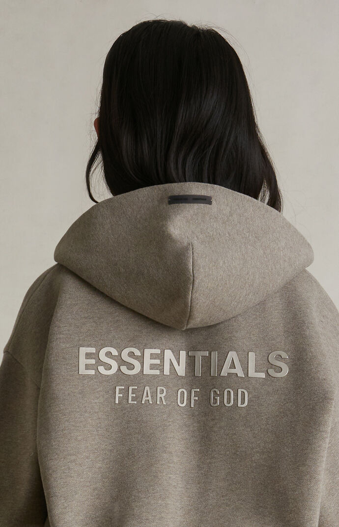 Fear of God ESSENTIALS Kids Homestead Heather Full Zip Fleece