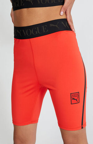 x Vogue Red Biker Shorts image number 2