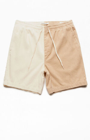 Split Corduroy Volley Shorts image number 1