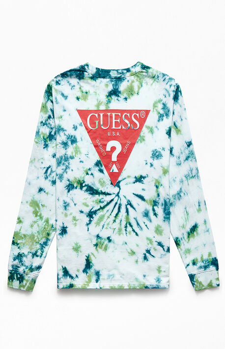 Tie-Dyed Logo Long Sleeve T-Shirt