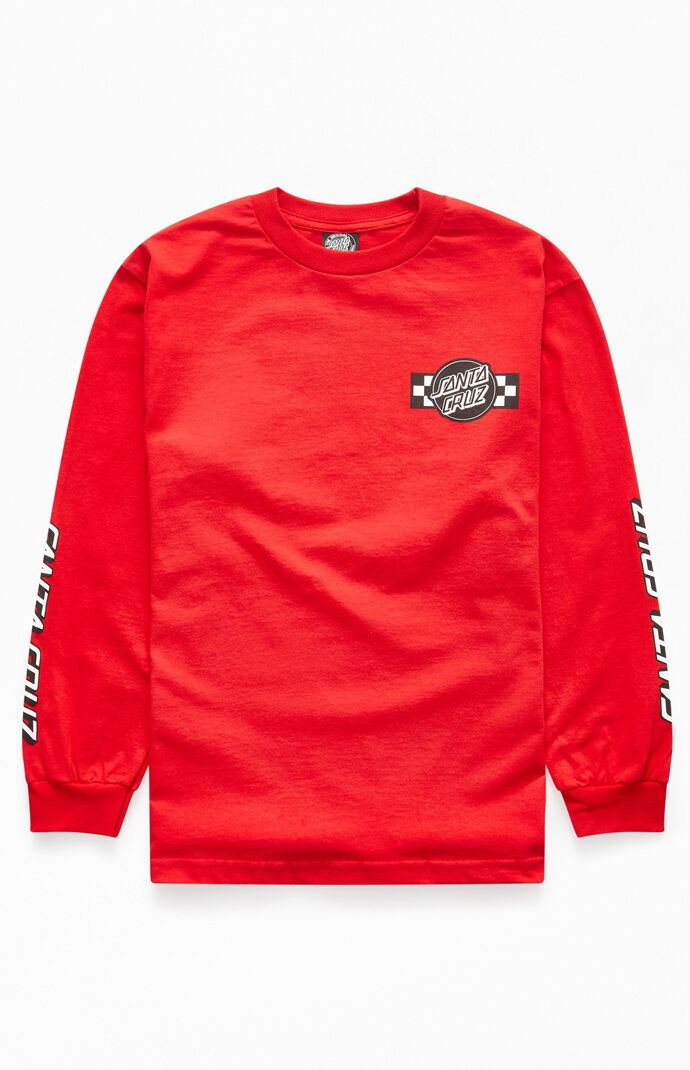 santa cruz ogsc striped long sleeve polo