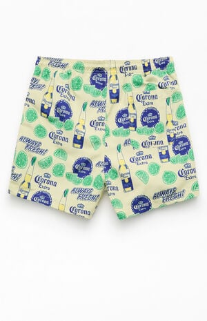 Corona And Lime Swim Trunks image number 2