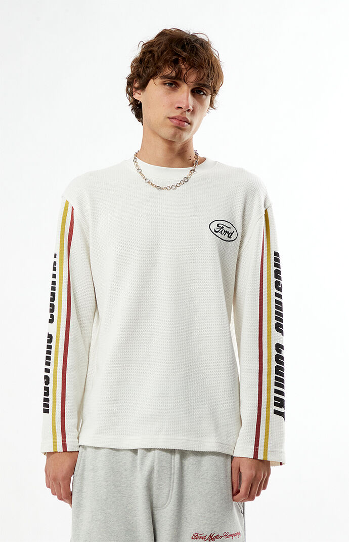 FORD Riders Long Sleeve Waffle Knit T-Shirt
