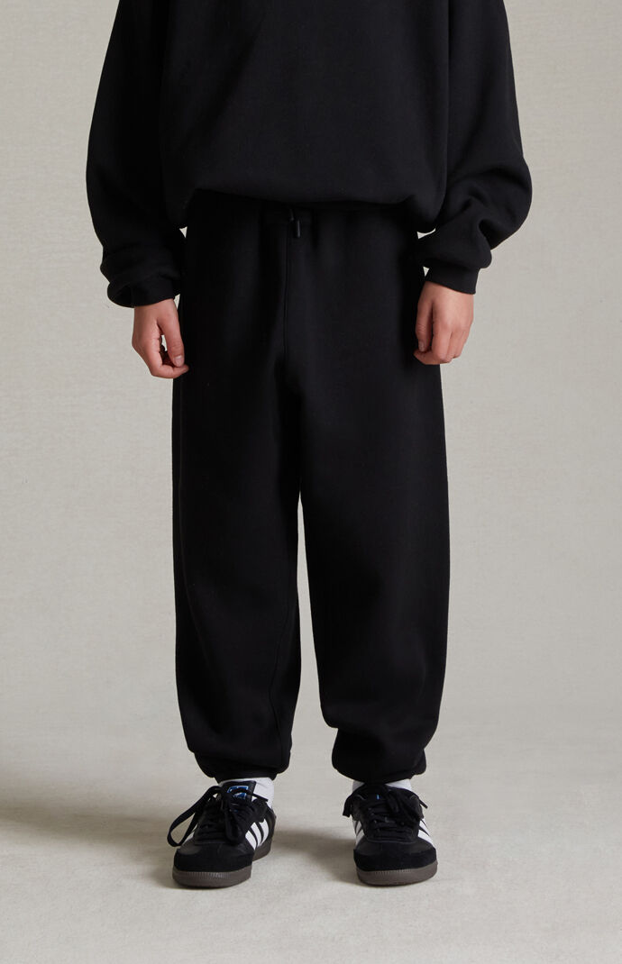 Fear of God Essentials Essentials Jet Black Sweatpants PacSun