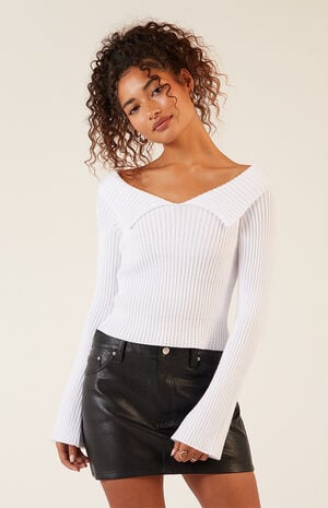 Lane Off-The-Shoulder Sweater image number 1