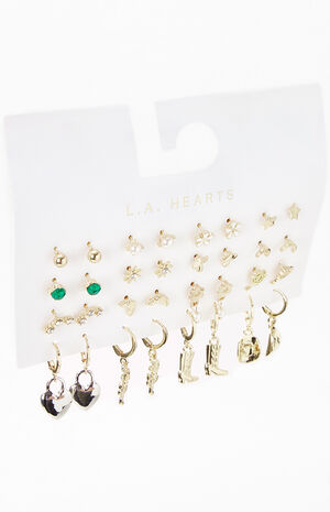 16 Pack Western Earrings image number 4