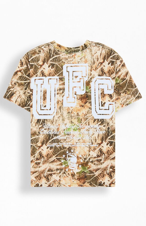 UFC Camo Collegiate Point Oversized T-Shirt