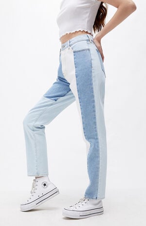 Eco Hopper Patch Mom Jeans image number 3