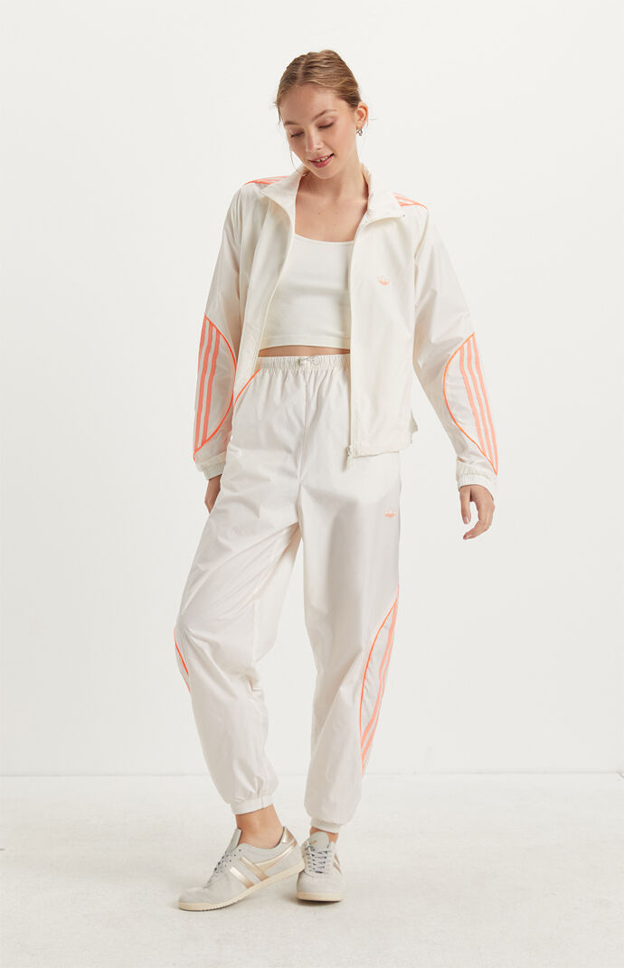 Pink & White Track Pants