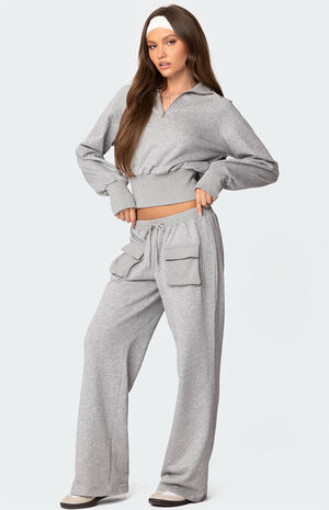 Bailey French Terry Cargo Pants image number 3