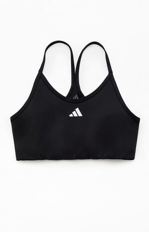 Kids Black Padded Y Back Bra image number 1