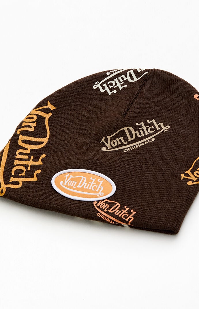 Von Dutch Tagged Logo Beanie