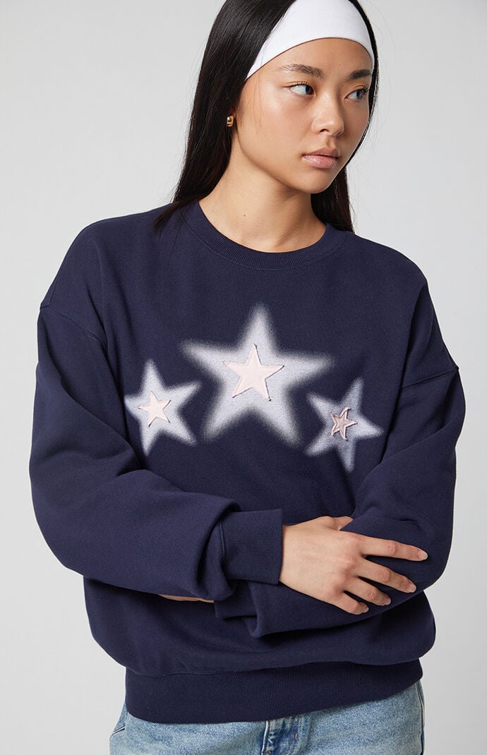 トップス Palm tree sweatshirt / navy Palm Springs Sweatshirt, Women's California Hoodie, Palm